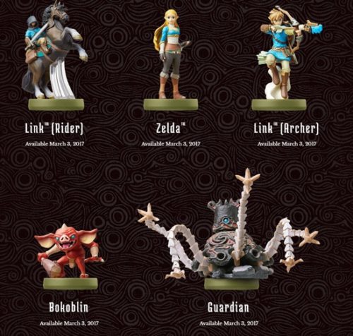 breath of the wild amiibo figures