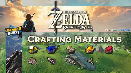 Zelda Breath of the Wild Materials Crafting List  Weapons 