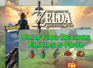 Zelda Breath of the Wild Crafting Recipes | Best Food Cooking Ingredients