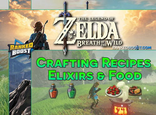 5 Best End Game Cooking Recipes Zelda Breath Of The Wild Nintendo Switch Youtube