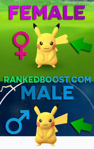 Pokemon Go Gender Chart Pokemon Genders Chance Rate