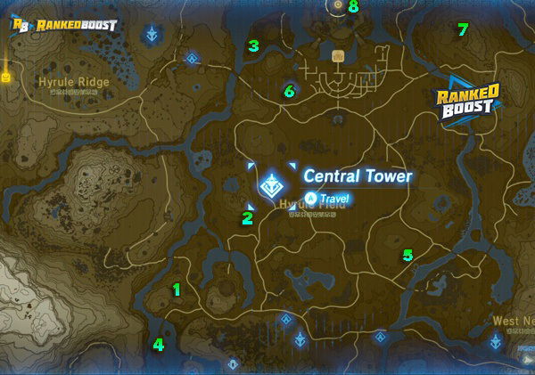 Zelda Breath of the Wild Shrine Locations, Breath of the Wild Dungeons