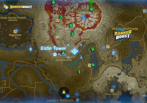 Zelda Breath of the Wild Shrine Locations | Breath of the Wild Dungeons