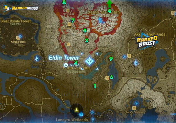 Zelda Breath of the Wild 120 shrines locations (map link in description) 