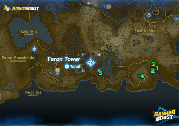 Zelda Breath of the Wild Shrine Locations