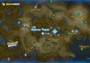 Zelda Breath of the Wild Shrine Locations | Breath of the Wild Dungeons