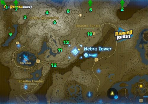 Zelda Breath of the Wild Shrine Locations | Breath of the Wild Dungeons