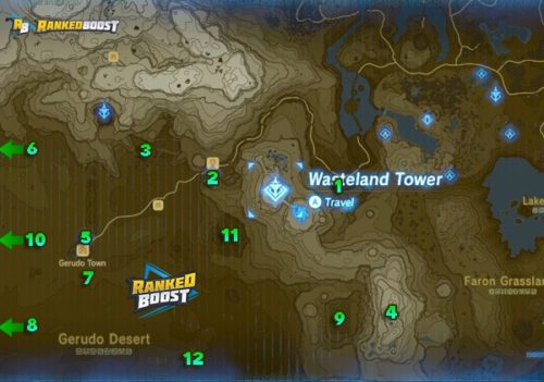 Zelda Breath of the Wild Shrine Locations | Breath of the Wild Dungeons