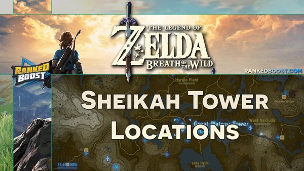 Zelda Breath of the Wild Sheikah Tower Locations