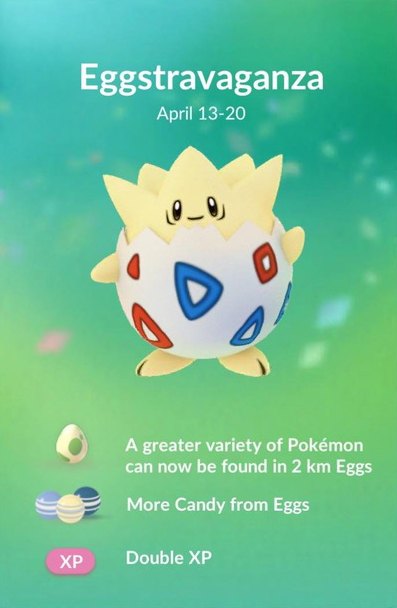 Pokemon Go Eggstravaganza Event New Pokemon Egg Hatch List