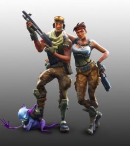 Figurine fortnite avec arme