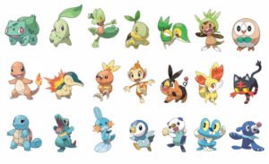 Pokemon Starter Evolution Chart