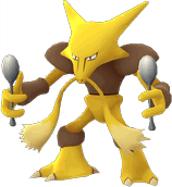 Shiny Alakazam ( Abra Evolution ) Pokemon Trade Go