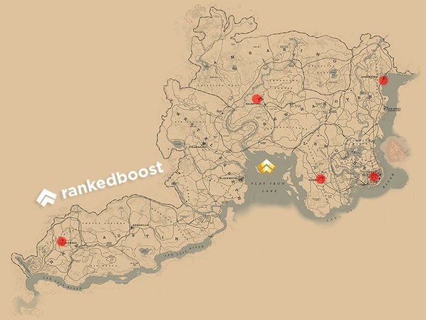 RDR2-Gunsmith-Locations