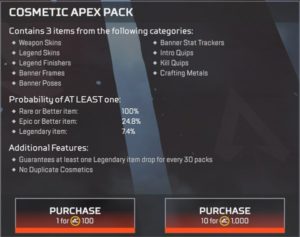 Apex Legends Store