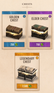 The Elder Scrolls Blades Chests