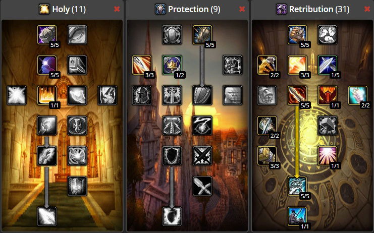 wow classic best paladin build