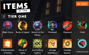 Dota Underlords Items