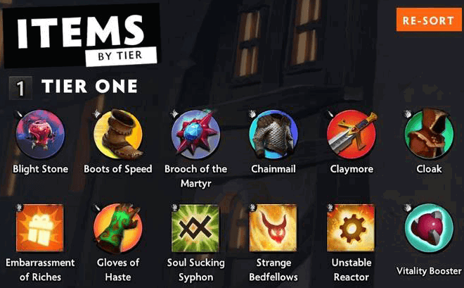 Dota Underlords Items List Best Items To Use Tier List