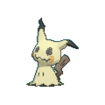 Shiny Mimikyu on Sword and Shield after 289 eggs