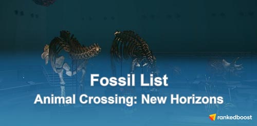 Animal Crossing New Horizons Fossil List How To Find Fossils