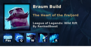 Braum Build League of Legends Wild Rift