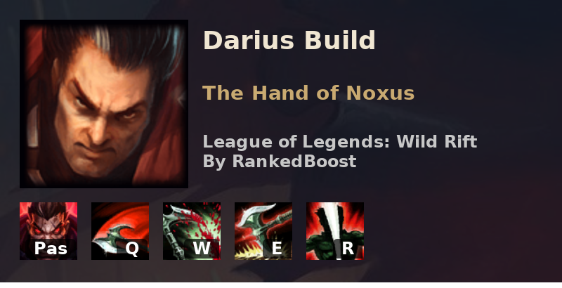 Huf Games on X: Darius - Build e Runas #darius #lol #lolbuild  #leagueoflegends   / X