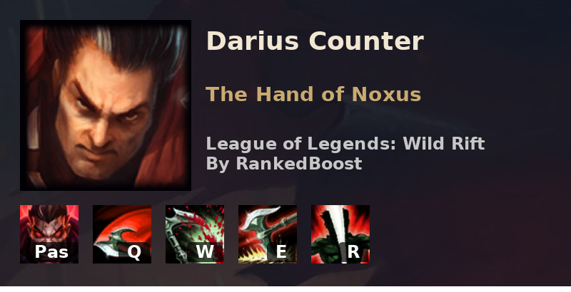 LoL Wild Rift Darius Counters