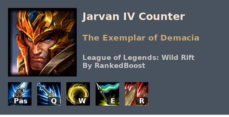 Lol Wild Rift Jarvan Iv Counters Best Counters Jarvan Iv Is Weak Against