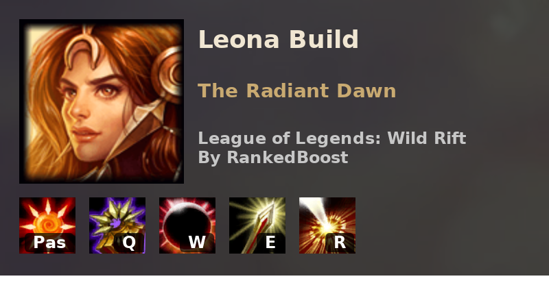 LoL Wild Rift Leona Build Guide | Runes, Item Builds and Skill Order