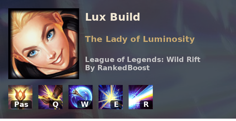 how to play lux support