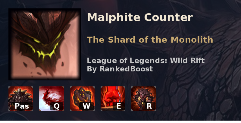Lol Wild Rift Malphite Counters Best Counters Malphite Is Weak Against