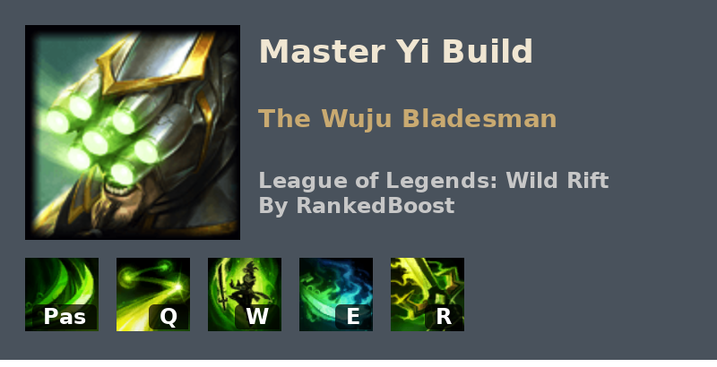 genvinde Broderskab Beliggenhed LoL Wild Rift Master Yi Build Guide | Runes, Item Builds and Skill Order