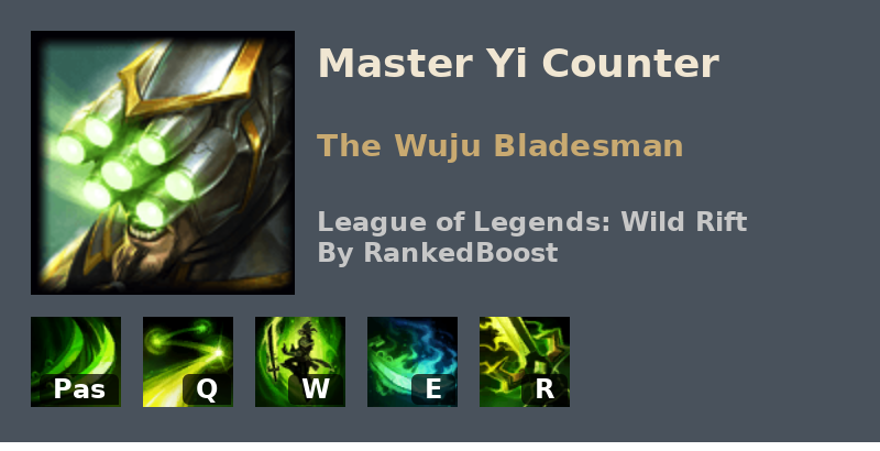 Master Yi Build e Runas League of Legends Jungle