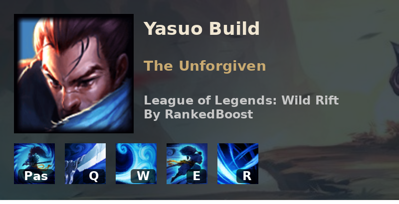 Wild Rift Yasuo - KillerSkins