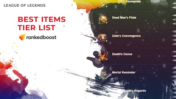 League of Legend Best Items Tier List