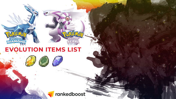 Pokemon BDSP Evolution Items List