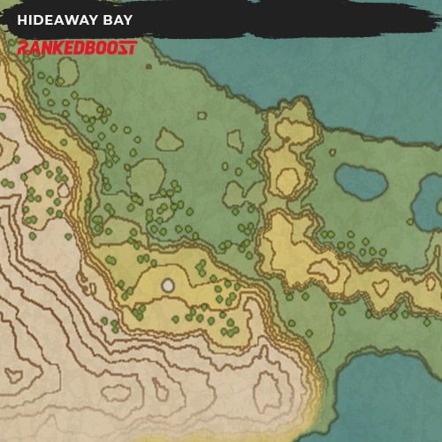 Pokemon Legends Arceus Hideaway Bay Pokemon, Items, Map