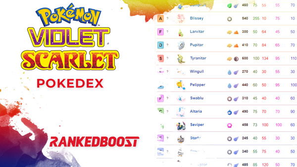 Pokedex Choose Any Pokemon For Dex Fill Complete Pokédex Pokémon Scarlet  Violet