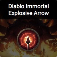 Diablo Immortal Explosive Arrow