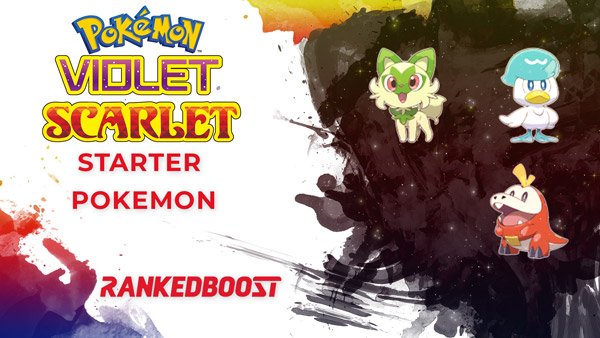 Poster Pokemon: Scarlet & Violet - Starters