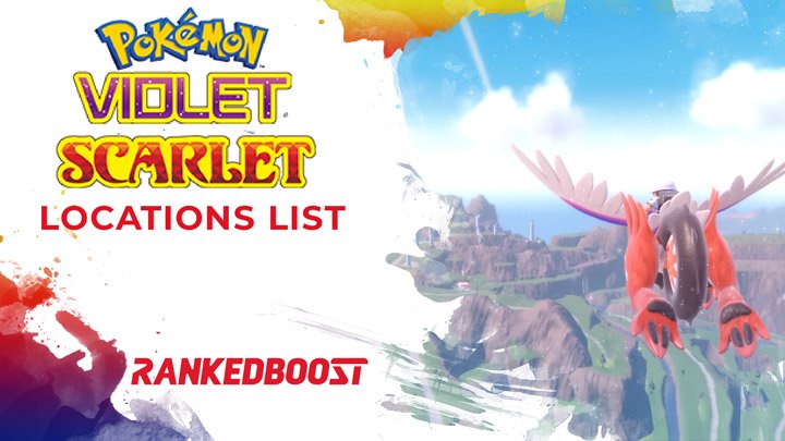 Pokemon Scarlet & Violet GBA - All Pokedex / Area Locations 