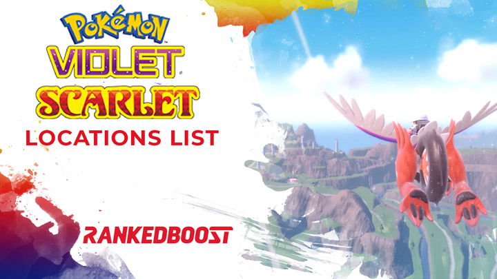 Pokemon Scarlet and Violet  TM Map - Locations and The Materials