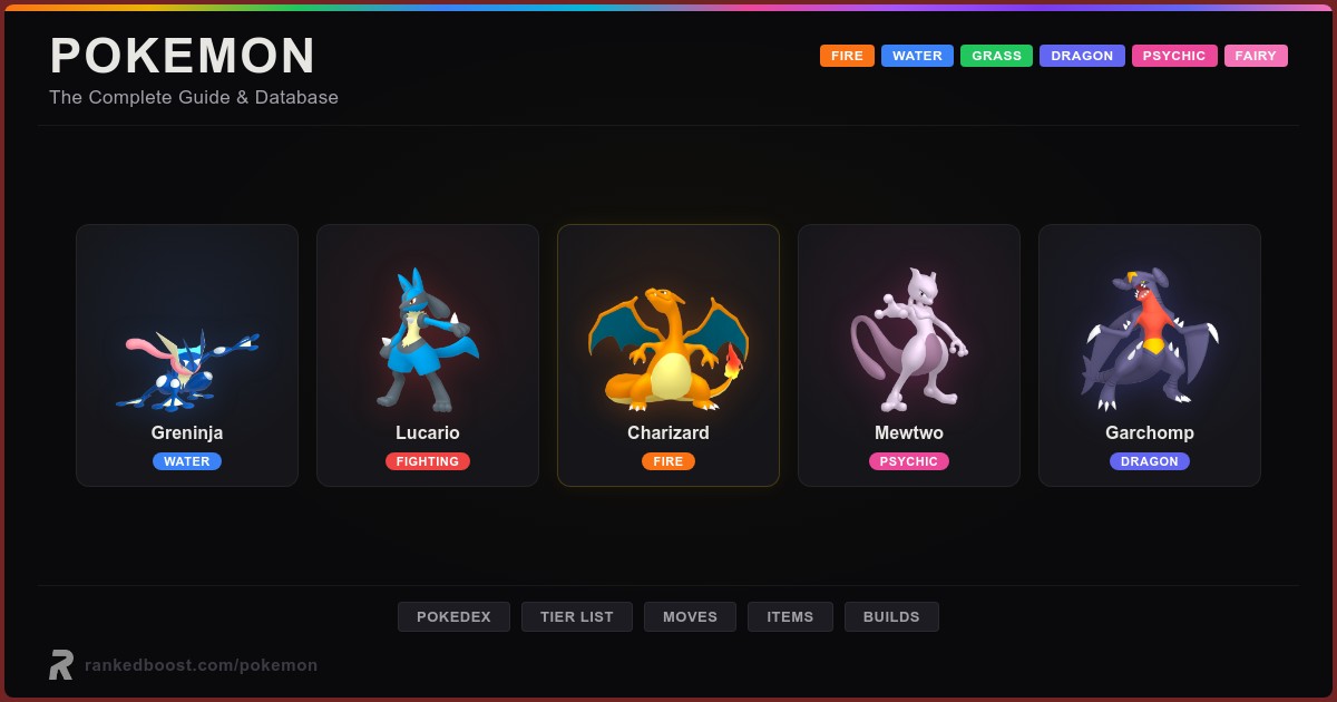 Pokemon Database - Complete Guide & Wiki | RankedBoost